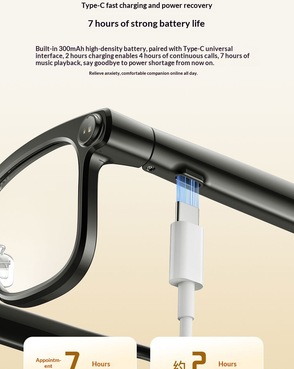 Gafas Inteligentes IA con Cámara HD de 13 MP y Estabilizador